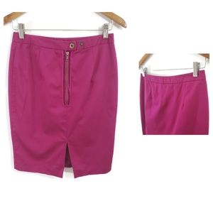 Worthington Fuschia Career Pencil Skirt